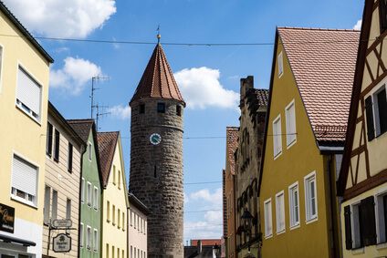 Altmühltal-Panoramaweg Etappe 2 - die Altstadt von Treuchtingen, dem zweiten Etappenziel