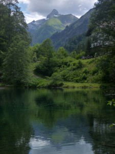 Auf unserer ersten Etappe machen wir am Christlesee Rast