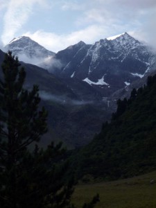 Blick zum Gletscher