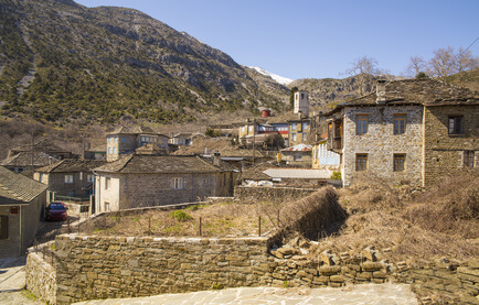 Tsepelovo, des Ziel der 3. Etappe des Zagoria Trek