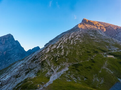 Das Watzmannhaus - Ziel der ersten Etappe am ersten Tag der Watzmann Überschreitung.