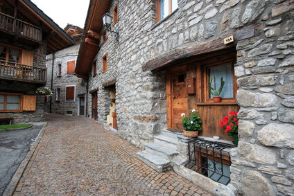 Courmayeur, das Ziel der 4. Etappe der Tour du Mont Blanc