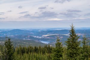 Etappe 11 Kammweg - Aussicht vom Auersberg im Erzgebirge