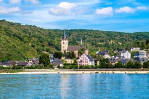 Rheinsteig Etappe 16 - heute geht es nach Lorch, auf dem Weg befindet sich die Ruine Nollig.