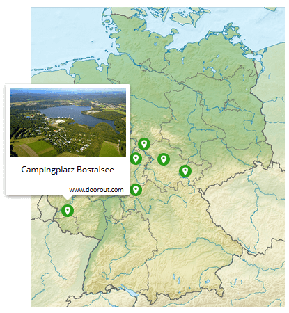 Kinderfreundliche Campingplätz in Deutschland - Interaktive Karte