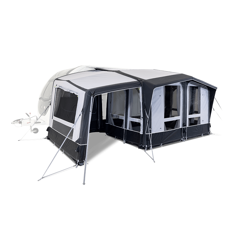 Kampa Dometic Club Air Pro 390 Plus rechts Wohnwagenvorzelt grau Vorzelt Zelt 