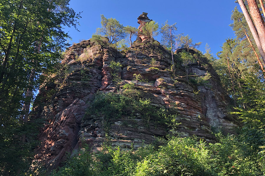 Klettern im Pfälzerwald