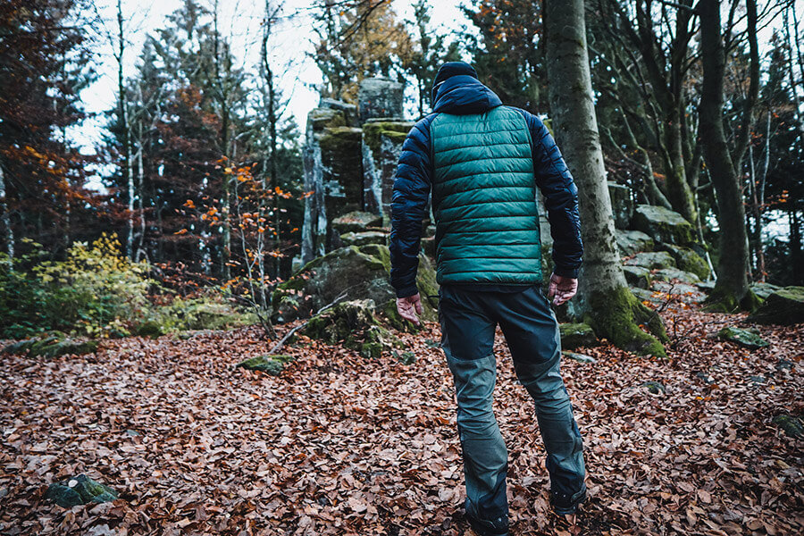 Die Beweglichkeit in der Haglöfs Jacke ist immer gegeben