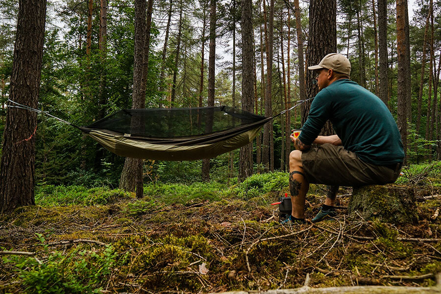 as Hängematte Moskito Traveller Thermo Leichthängematte Moskitonetz  Isomatte kompatibel leicht stabil Urlaub Ausflug Camping Tour kaufen Sie  günstig Online bei Mctramp24!