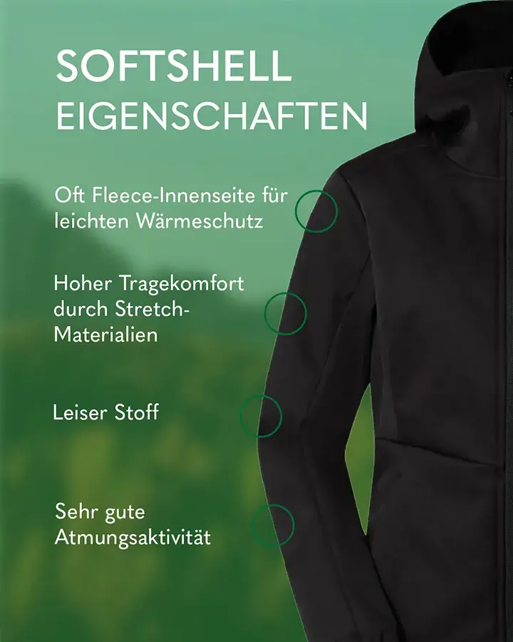 Doorout Blog Softshell vs Hardshell 02 Eigenschaften Softshell