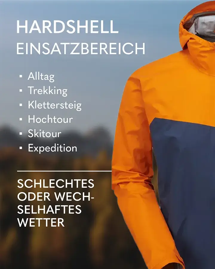Doorout Blog Softshell vs Hardshell 07 Einsatzbereich Hardshell