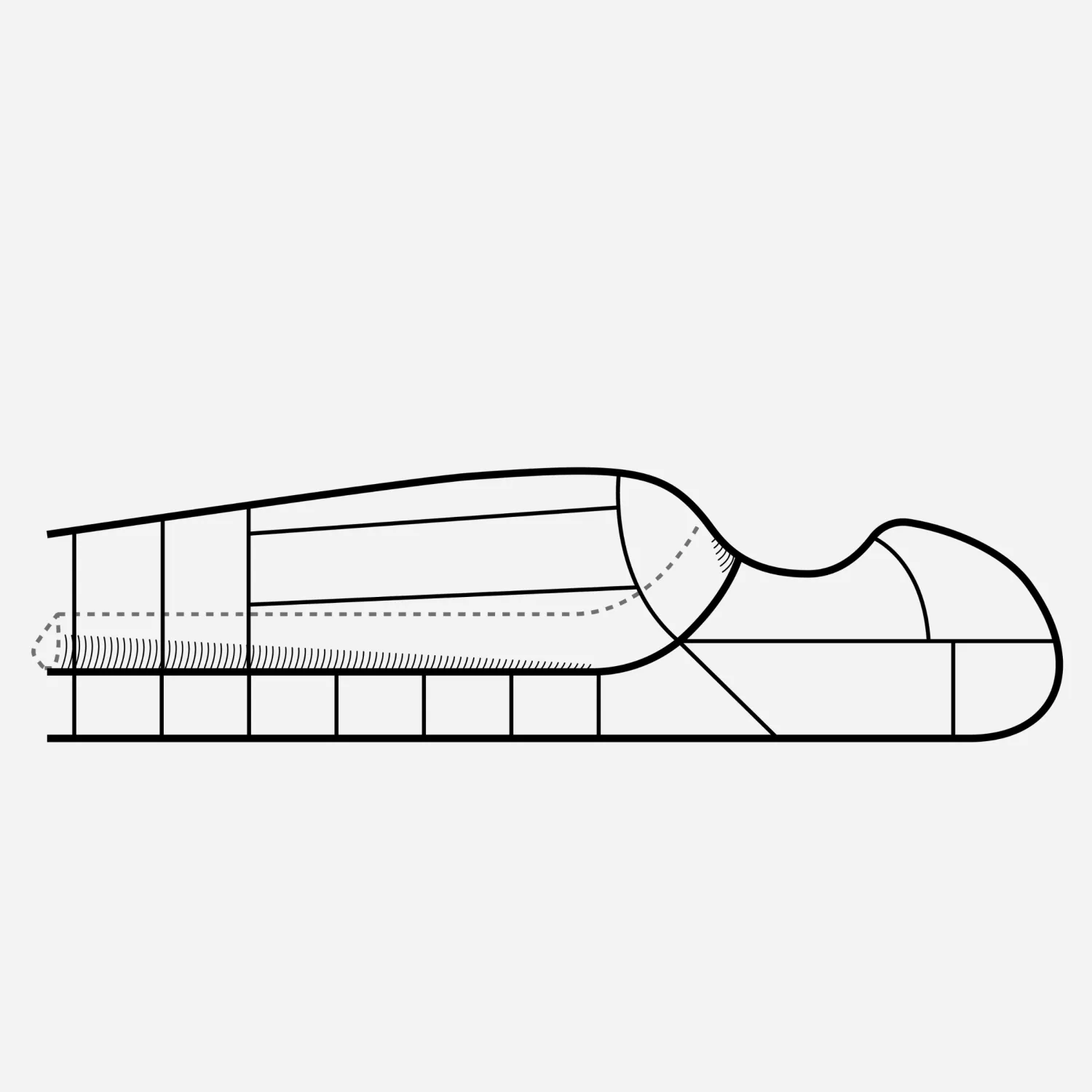 Sleeping bag detail _Full length Gemini zip baffle.jpg