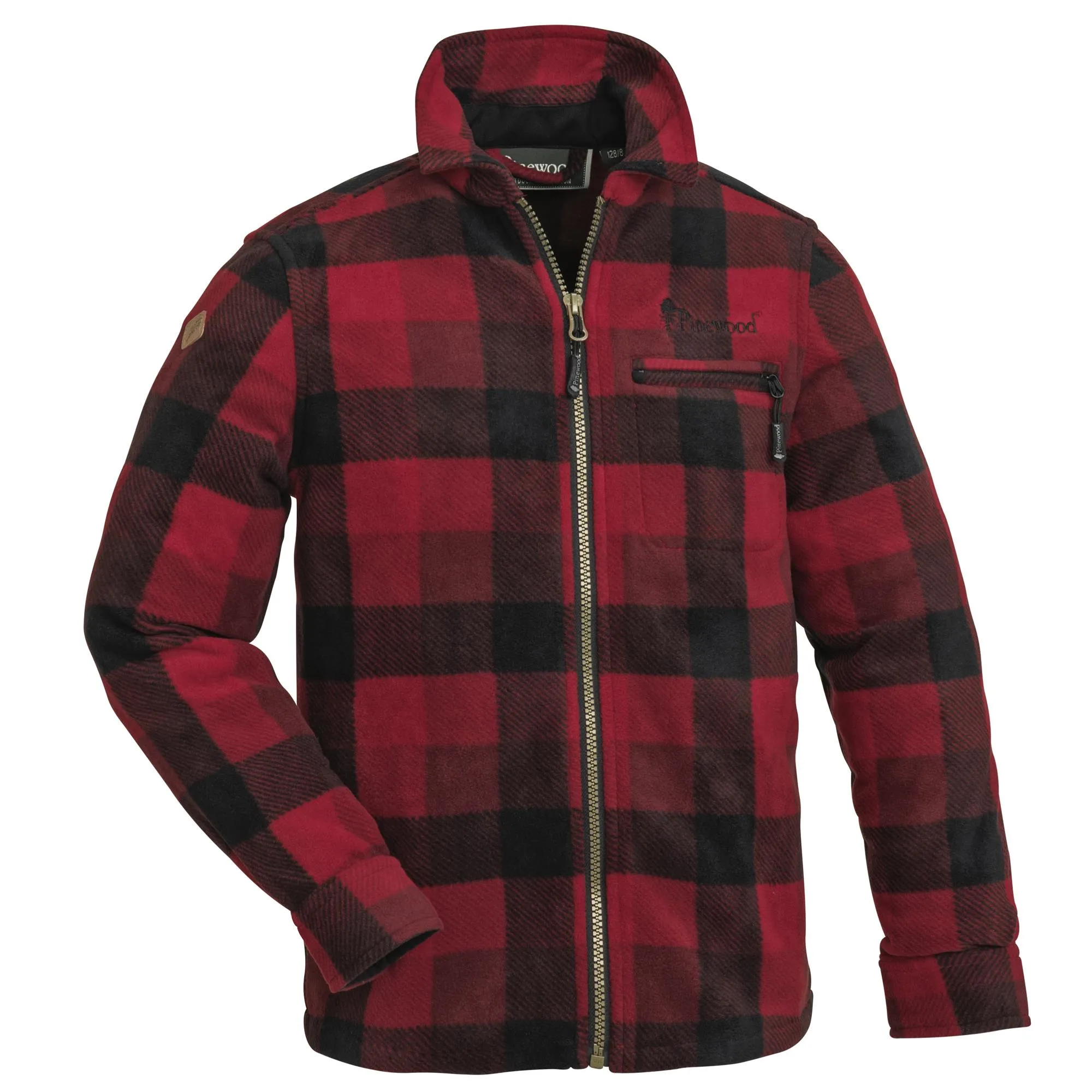 6069-518-1-Fleece Shirt Kanada Kids - Red Black (525).jpg