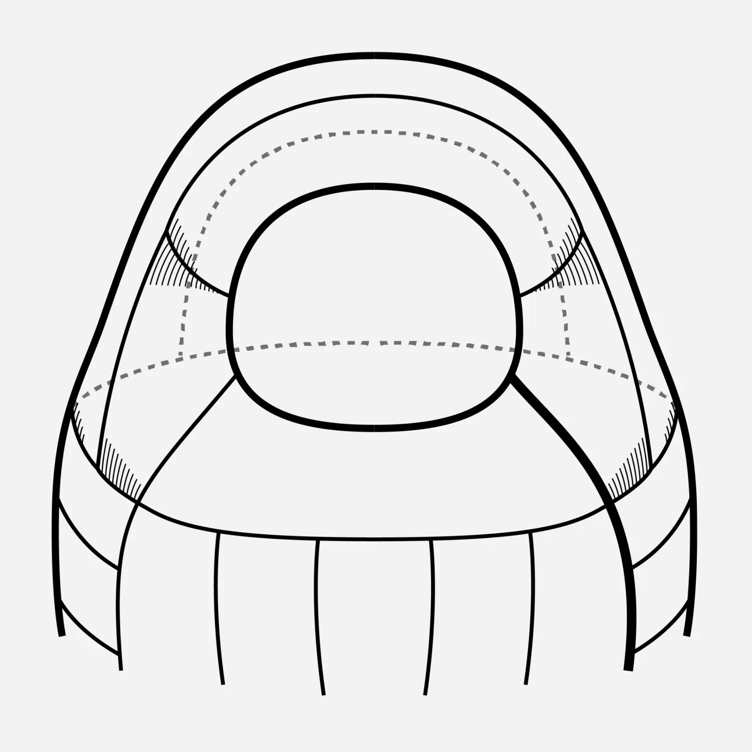 Sleeping bag detail _5 baffle low volume anatomically shaped hood.jpg