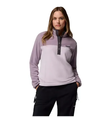 Benton Springs Half Snap Pullover Women lila