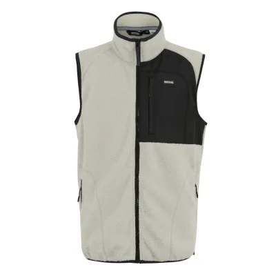 Frankie Borg-Fleece B/W grau