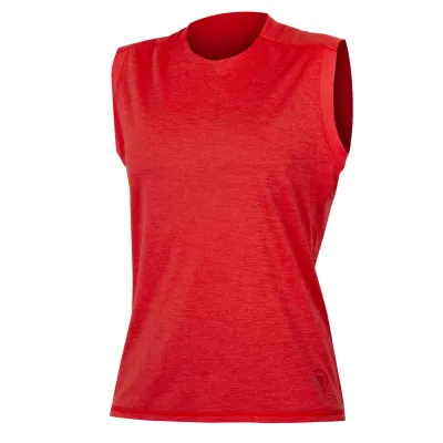 Womens Singletrack Tank Top orange