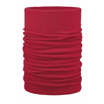 Multifunktionstuch Merinowolle rot