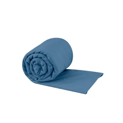 Pocket Towel L blau