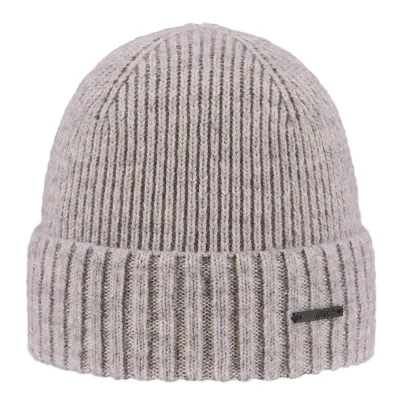 Merino Beanie grau
