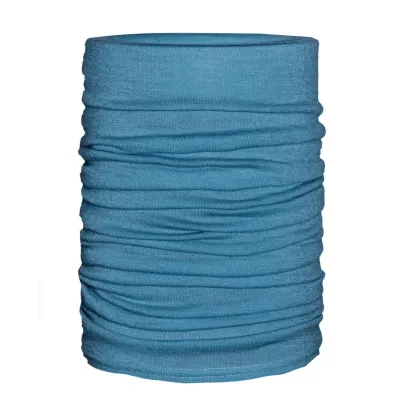 Multifunktionstuch Merinowolle blau