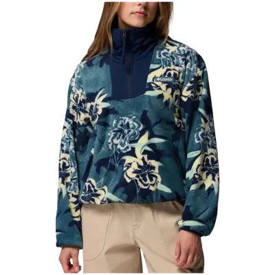 Sequoia Grove™ Printed Half Zip Fleece Women blau