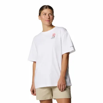 Rolling Bend™ Graphic Oversized Tee weiß