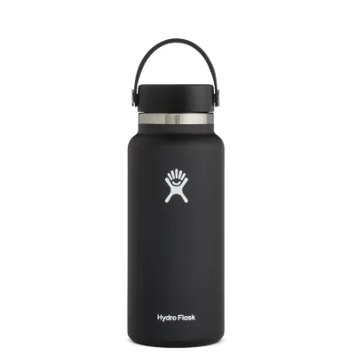 32 oz Wide Mouth with Flex Cap 2.0 schwarz