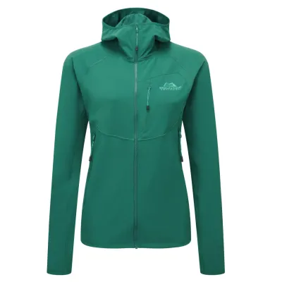 Arrow Hooded Womens Jacket grün