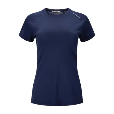 LightWool 140 trail tee women blau