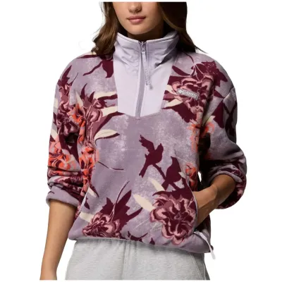 Sequoia Grove™ Printed Half Zip Fleece Women lila