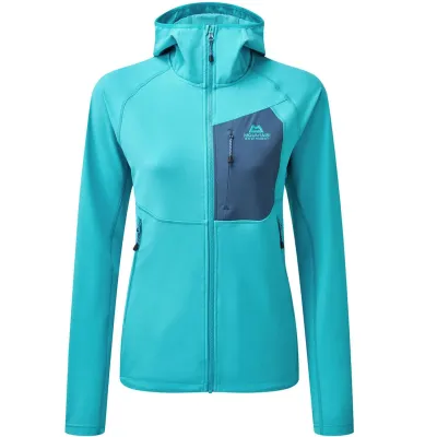 Arrow Hooded Womens Jacket blau