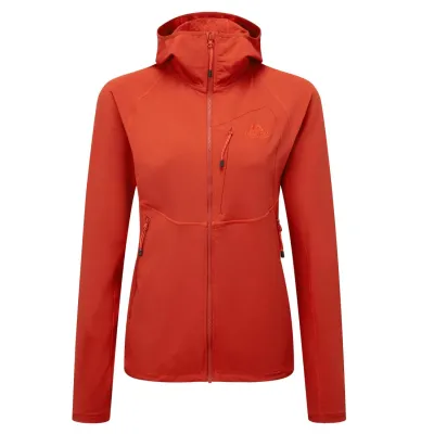 Arrow Hooded Womens Jacket orange