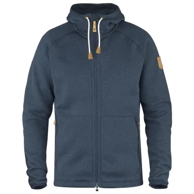 Övik Fleece Hoodie blau
