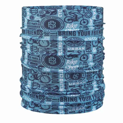 Multifunktionstuch Stretch blau