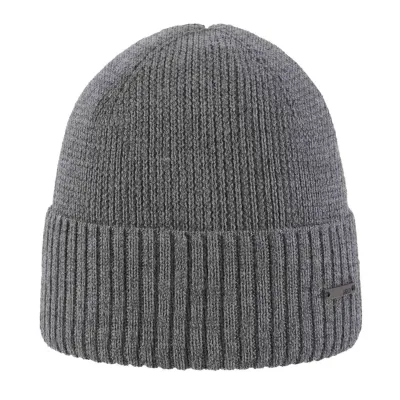 Merino Beanie grau