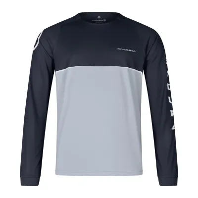 Core Printed L/S Tee schwarz