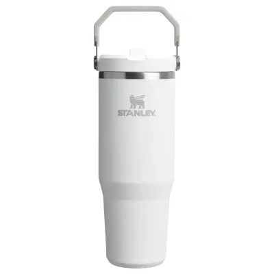The IceFlow™ Flip Straw 2.0 Tumbler weiß